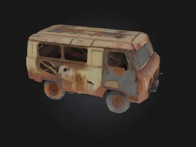 Rusty Relic  Weathered Artifact from a Forgotten Past 3D model