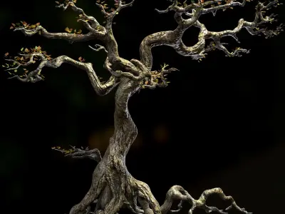 Scary Tree 3D model