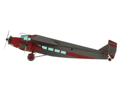 AIRCRAFT FA5INDY 3D model purchase