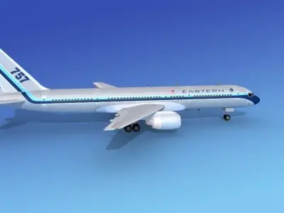 Boeing 757-200 Eastern Airlines 1 3D model