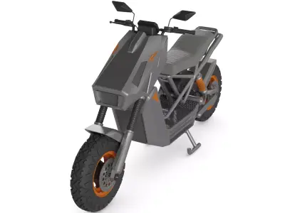 Off road Scooter 3D model