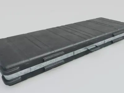 Large Hard Shell Equipment Case Low-poly 3D model