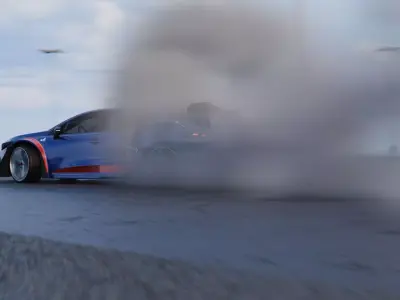 Renault Clio VI Rigged Low-poly 3D model
