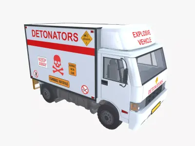 Detonators Vehicle Low-poly 3D model