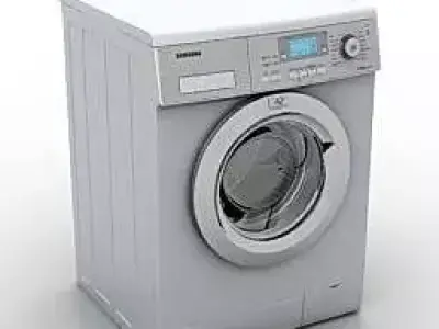 washing machine Free low-poly 3D model