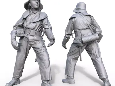 Figuhr Fire Department GDR 3D print model by haller3d