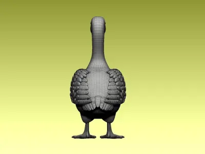 goose 3D model