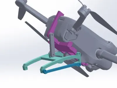 Wing for DJI Mini 3 Pro 3D print model