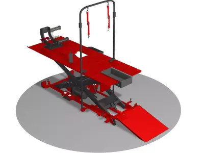 Motorcycle lift R3 3D model