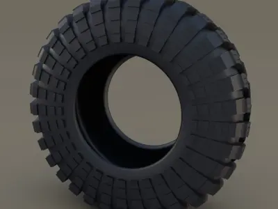 Maxxis Trepador Tire 3D model