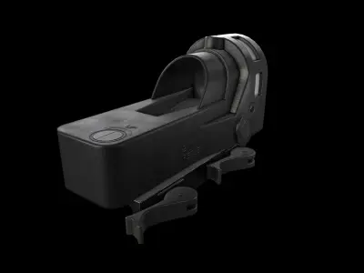 AAA M21 Red Dot sight Game Ready PBR Low-poly 3D model