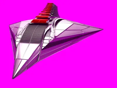 spaceship futuristic Free 3D model