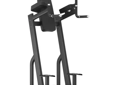 DHZ Fitness E-7047 Vertical Kness Up-Dip 3D model