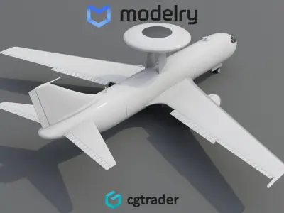 AWACS 3D model purchase