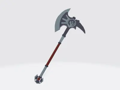 Axe 3D Low-poly 3D model