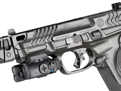SMITH AND WESSON MP 20 SPEC SERIES RIGGED Low-poly 3D model