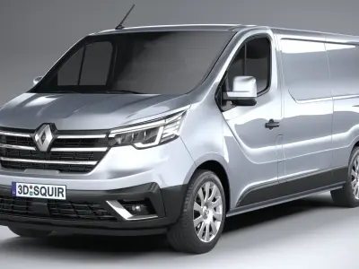 Renault Trafic Van L2H1 2021 3D model purchase