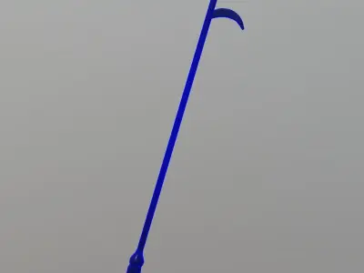 Fire Poker Low-poly 3D model