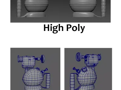 Antique Blowtorch 3D product 3D model