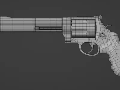 revolver 3D model 17