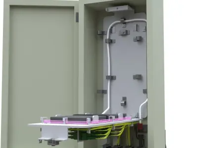 distribution enclosure 3D model