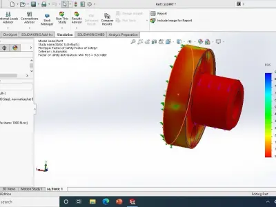Elastic Sleeve-Pin Coupling solidworks model Free 3D model