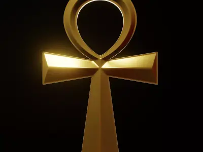 Ankh crux ansata Free 3D print model