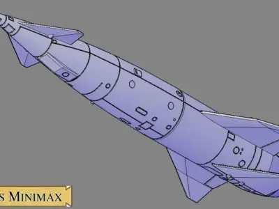 Avro Blue Steel Victor variant 3D print model