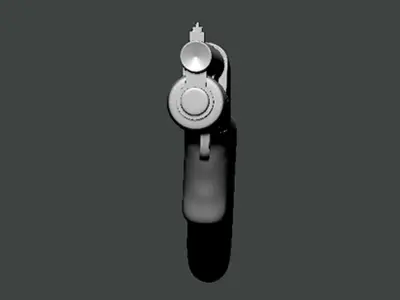 3D Model-GUN0003 shotgun 3D print model