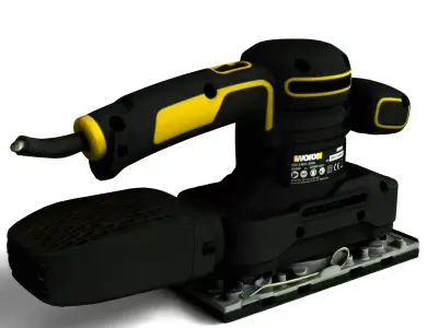 Realistic Sander Machine 3D Model 3D model