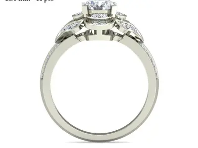 Wedding Ring  3D print model 84