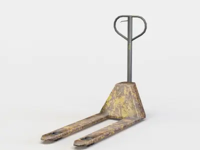 Pallet jack Low-poly 3D model buy
