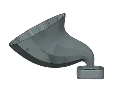 Vintage record-player 3D model