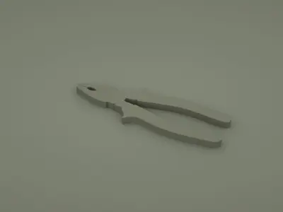 Pliers 3D model 3