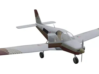 Piper PA28 Cadet Low-poly 3D model