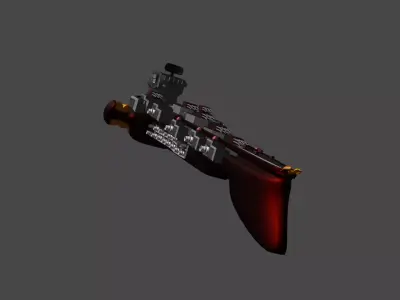 combat space battleship 3D model