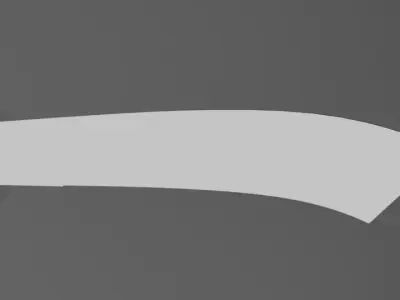 chinese pudao halberd 3D model