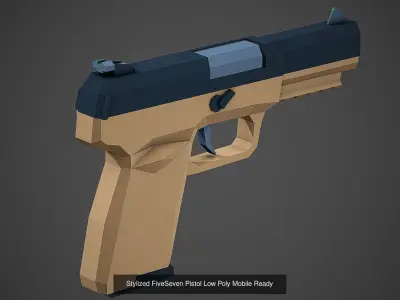Small Stylized Weapon Pack vol 03 - Low Poly Game Ready