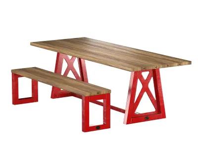 The Firehouse Table 3D model