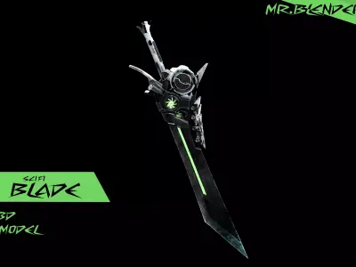 Sci fi Blade 3D model