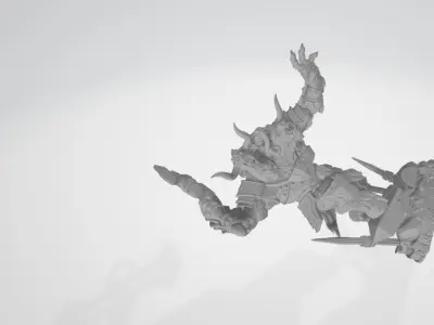 Twinhorn The Maruder 3D print model