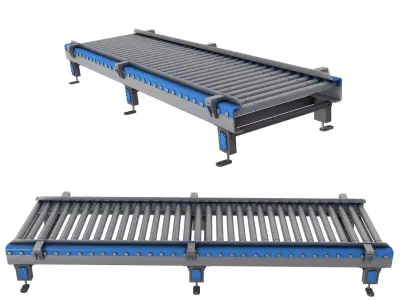 Driven roller conveyor 3D model