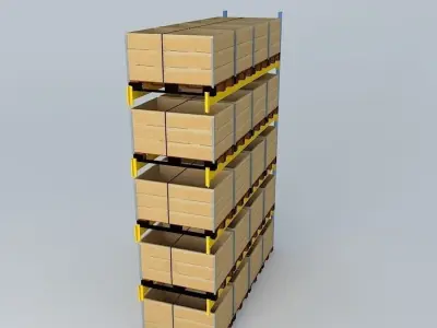 racking construction Free 3D model