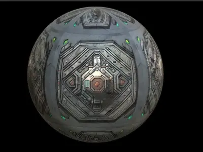 PBR Sci-Fi Seamless Realistic Material SBSAR 4k Texture 042 Texture