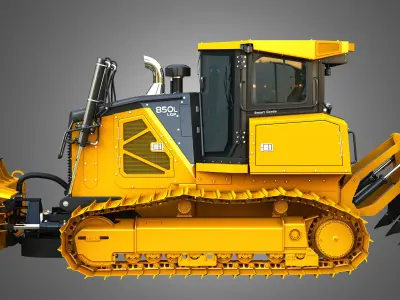 850L LGP Crawler Dozer 3D model