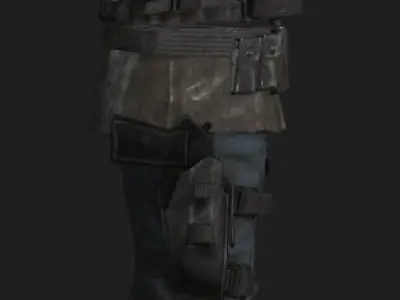 A Game  Ready Highpoly Military Character Free 3D model