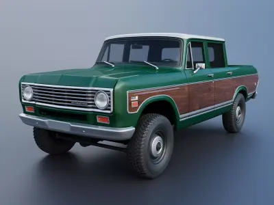 International Wagonmaster 1974 3D print model