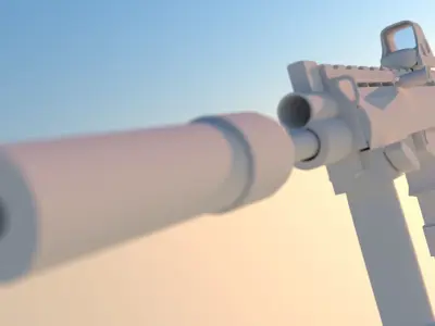 Scar - H Low Polly Low-poly 3D model