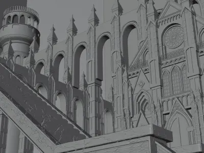 Church 3D model shop