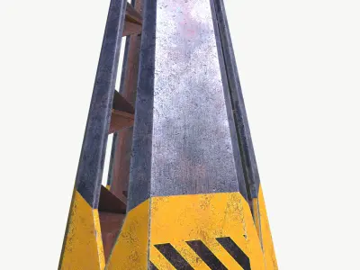  cone barrel Low-poly 3D model